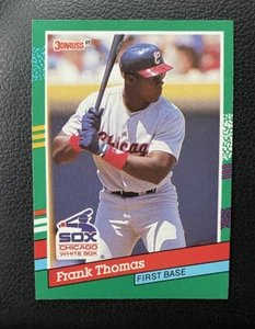 Rare Frank Thomas Rookie Card 1991 Donruss Error Card No Dot after INC no 477 - Bild 1 von 3