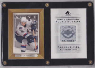 2004-05 SP AUTHENTIC ROOKIE BUYBACK BEEHIVE ROOKIE 1/1 RYAN KESLER #217 CANUCKS - Image 1 of 2