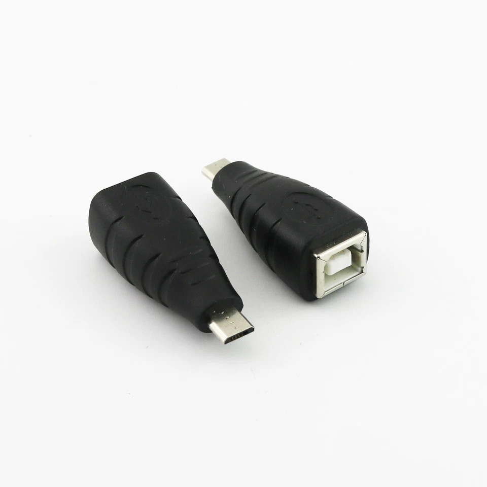 10x USB 2.0 Type B Printer Female To Micro USB 5 Pin Male Plug Adapter Convertor - Image 1 of 1