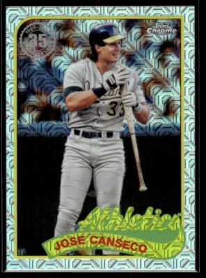 2024 Topps Series 2 Chrome Silver Pack Jose Canseco Mojo Oakland Athletics - Image 1 of 2