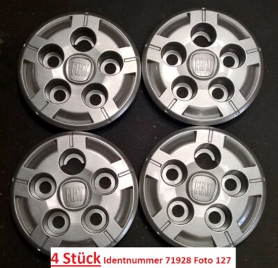 Fiat Ducato Coprimozzo 15+16" Pollici per Cerchio Acciaio 5x118 (B632 4 Pezzi) (127)