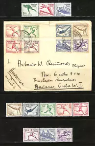 DEUTSCHLAND 1935-36 #B79-B89 "Olympische Winter- & Sommerspiele" Sätze, postfrisch-mlh, + Umschlag - Bild 1 von 2