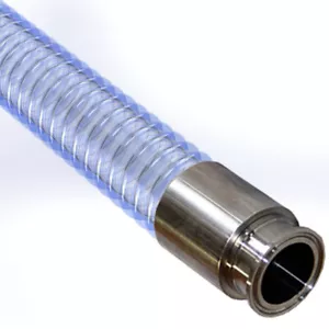 1.5" Texcel SIGMA Series PVC Grounded Food Grade Suction Hose - 15 ft - FDA Appr - Picture 1 of 2
