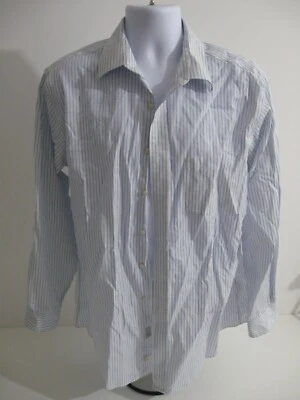 Kirkland Signature Non Iron Extra Long Staple Cotton Mens 17" Striped Shirt - Image 1 of 4