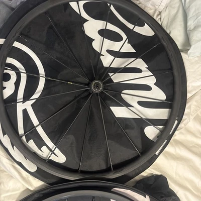 Set ruote Mavic R-Sys SLR, 700c, clincher, mozzo Campagnolo 11 velocitàBuone condizioni! - Immagine 1 di 4