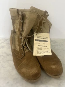 Tan Hot Weather Army Combat Boots Type II Ro Search Size 10R - Picture 1 of 7