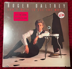 Roger Daltrey Can't Wait To See The Movie LP Vinyl 1987 Sealed New Hype Sticker - Imagen 1 de 3