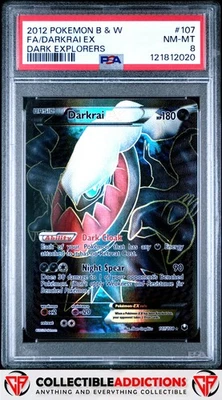 2012 Pokemon Black & White Dark Explorers #107 Darkrai Ex Dark Explorers PSA 8 - Image 1 of 2