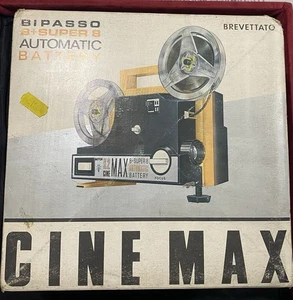 Proiettore Cinemax 8 + Super 8 Bipasso - Fondo Magazzino - Made in Italy Vintage - Foto 1 di 9