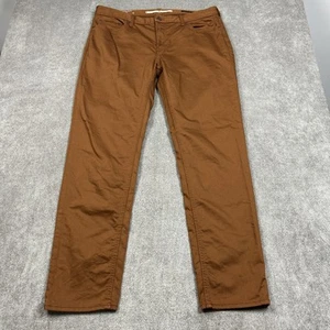 Pantalones de mezclilla elásticos Banana Republic Travel Jean para hombre 36x32 ajustados naranja quemado - Imagen 1 de 9