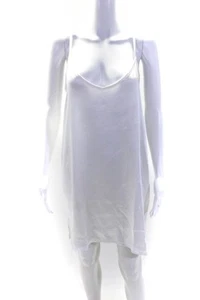 P.J. Salvage Womens Chemise Spaghetti Strap Mini Rhlace Slip Dress White Size M - Picture 1 of 6