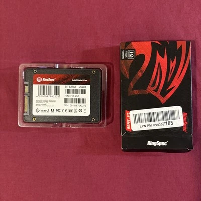 NEW 256GB SATA III 2.5" SSD Internal Solid State Drive KingSpec P3 - Image 1 of 4
