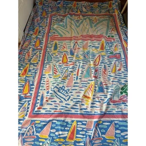 Ken Done Vintage 1985 kultiger Sydney Harbour Bridge Druck Bettbezug Twin 68 x 84 Zoll - Bild 1 von 14