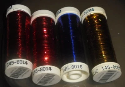 Lot of 4 Metallic Sulky 250 Yd Thread Sliver Metallic 8016,8007,8014 - Image 1 of 3