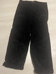 Bill Blass Corduroy Trousers Mens Size 36 Black Chino 5 Pocket Baggy Preppy - Picture 1 of 11
