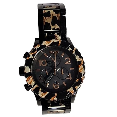 Reloj múltiple Nixon 42-20 cronógrafo leopardo para mujer Foto 1 de 4