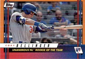 2017 Topps Rookie Class Orange Rookie Of The Year Cody Bellinger #B20 - Picture 1 of 2