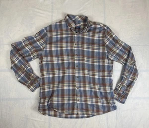 Johnnie-O Surf Flanell Knopfleiste kariert Langarm mit Taschen Herren Größe Large - Bild 1 von 4