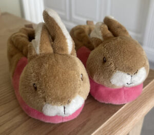 CH Marks And Spencer Peter Rabbit Lily Bobtail Slippers 12-18 Months M&S Pink