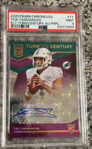 TUA TAGOVAILOA 2020 Chronicles Elite T.O.T.C Auto #/35 Rookie PSA 9 Autograph RC - Picture 1 of 5