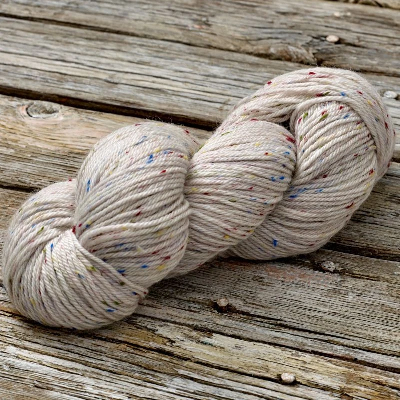 Undyed DK Donegal Tweed Wool and Viscose Knitting and Crochet Yarn - Image 1 of 1