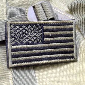 EE. UU. PARCHES BORDADOS BANDERA EE. UU. INSIGNIA EJÉRCITO GANCHO Y PARCHE DE BUCLE - Imagen 1 de 5