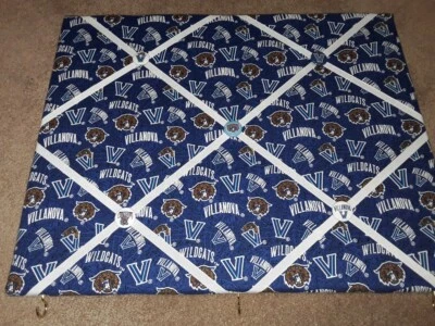 Villanova University Wildcats Memory Board with Matching Accent Buttons - Image 1 of 2