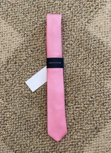 Boys Tommy Hilfiger Untied Neck Tie Shiny Pink 100% Polyester - Picture 1 of 2