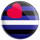 Lgbtq+ Pride Flags Button Pin Badge 38Mm 1.5" Lesbian Gay Gender Bisexual Lgbtq+