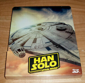 Han Solo Ein Historia Aus Star Wars Steelbook Blu-Ray 3D + 2 Blu-Ray Neu A-B-C