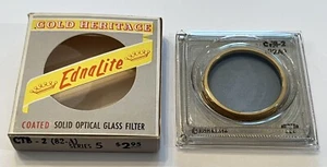VINTAGE Ednalite Serie 5 CTB-2 82A Typ F Film 30 mm Filter für Argus Kameras - Bild 1 von 3