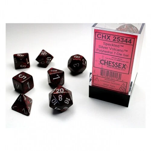 Cubo - Vulcano Argento Maculato (Set Di 7 Cubi) - Immagine 1 di 1