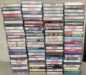 Riesiges Kassetten Tape Lot Rock und Pop 101 Stck. 1970er-1980er Rolling Stones Boston - Bild 1 von 6