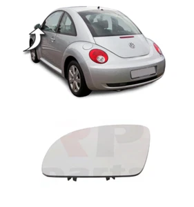 Para Escarabajo VW 1998-2010 Nuevo Retrovisor Calentado Cristal Izquierda / S - Imagen 1 de 2