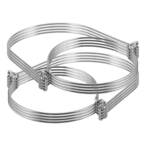 8PCS Ganci per Barattoli da Muratore in Acciaio Inox Appendiabiti Maniglie per Barattoli di Latta da Muratore - Foto 1 di 12