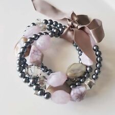 Gift Fashion Women Party Show Jewelry New Chicos Beads Strands Elastic Bracelet