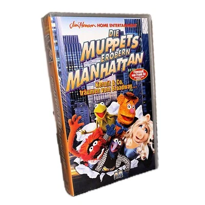 Neu Muppets VHS erobern Manhattan Film Kassette 1999 frank oz kermit rare - Bild 1 von 4