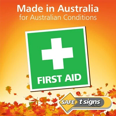 First Aid - Australian Made Sticker - Self Adhesive Vinyl Decal - image 1 of 3