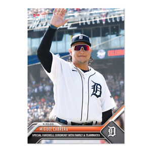 Miguel Cabrera Special Farewell 2023 MLB TOPPS NOW Card 942 Presale