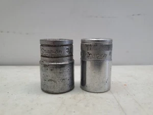 2 Vintage Snap On Sockets 3/4 TW241 & 11/16 SW220 - Picture 1 of 5