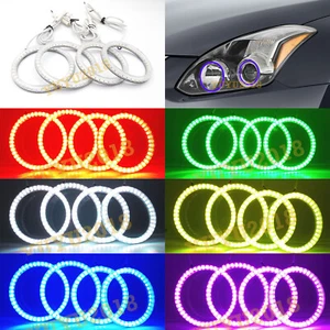 Anillos de halo RGB para Nissan Altima Coupe 10-13 faros Bluetooth ojo de ángel DRL - Imagen 1 de 12