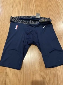 PANTALONES CORTOS DE COMPRESIÓN NIKE PRO NBA EDICIÓN PE 880802-419 azul marino XXL raros - Imagen 1 de 6