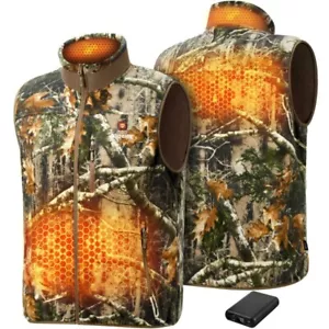 Heated Hunting Vest🔥| Polar Fleece | Carbon Nanofiber Heating Zones | ThermCore - Picture 1 of 10