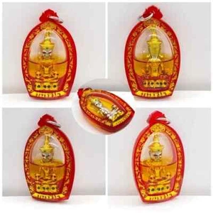 Phaya Hong Khao Kot Amulet White gold Wealth Luck Protection Thai Talisman - Picture 1 of 6
