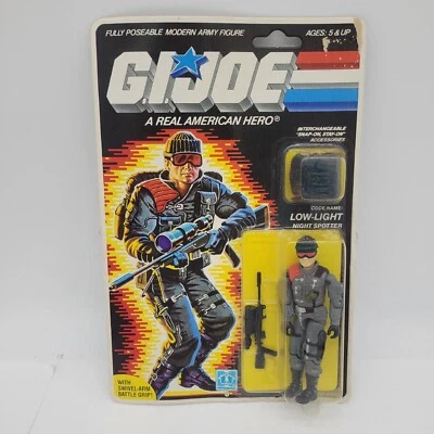 Figura Hasbro GI Joe Arah 1985 1986 poca luz Night Spotter nueva en paquete  Foto 1 de 4