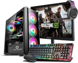 PC COMPUTER i5 GAMING RAM 32GB SSD 1 TB 650TI 4GB GDDR5  MONITOR 27 WIFI WIN11 - Foto 1 di 7