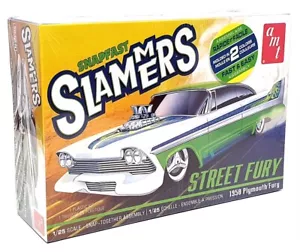 Kit a scatto AMT scala 1/25 AMT1226M/12 - 1958 Plymouth Fury - Foto 1 di 5