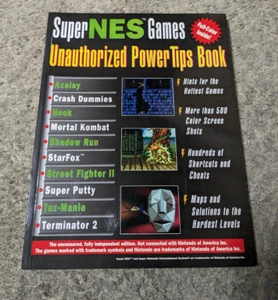 *Brand New* SNES Super Nintendo Unauthorized Power Tips Book Strategy Guide - Picture 1 of 14