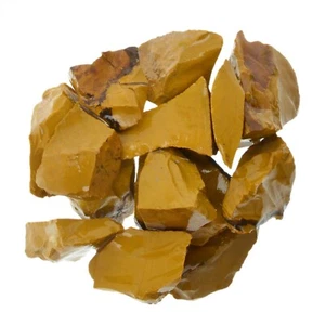 1 lb Yellow Jasper Rough Stones - Jewelry Making Craft Rocks Tumbling - Picture 1 of 9