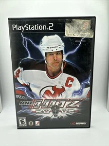 NHL Hitz 20-02 (Sony PlayStation 2, 2001) Complete Manual CIB Black Label Midway - Picture 1 of 3